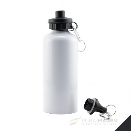 Botella deportiva de aluminio blanca - Hoppy