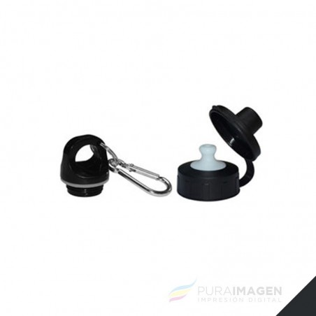 Botella deportiva de aluminio blanca - Hoppy