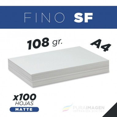 Papel Foto - 108 gr. Matte SF A4 (x100)