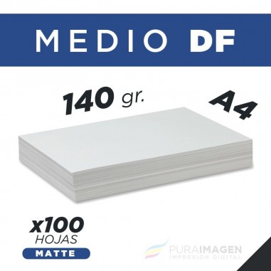 Papel Foto - 140 gr. Matte DF A4 (x100)