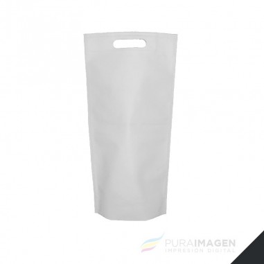 Bolsa Friselina para vino con manijas