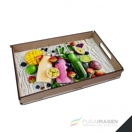 Bandeja madera A4