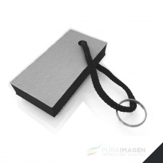 Llavero de goma RECTANGULAR