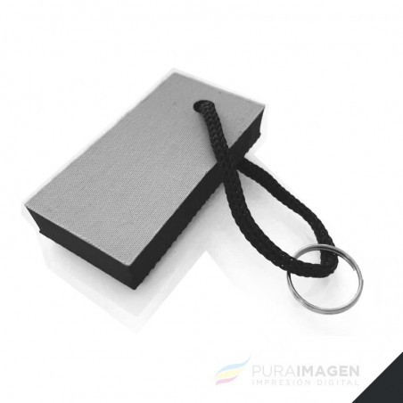 Llavero de goma RECTANGULAR