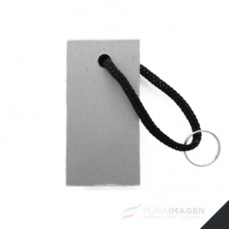 Llavero de goma RECTANGULAR