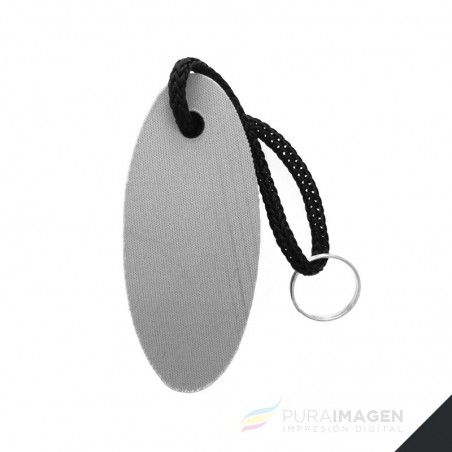 Llavero de goma OVALADO