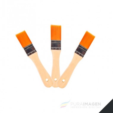 Pincel para Polimerización Nro2. Pack de 3.