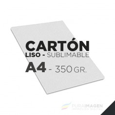 Plancha cartón lisa - A4