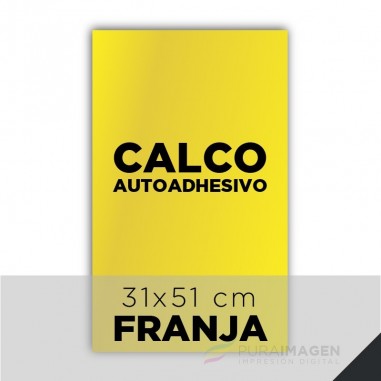 Vinilo Calandrado Cameo 31x51cm.