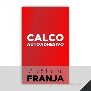 Vinilo Calandrado Cameo 31x51cm.