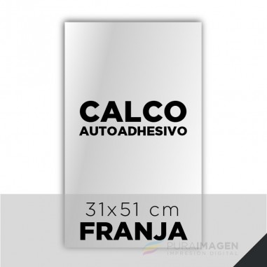 Vinilo Calandrado Cameo 31x51cm.