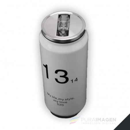 Lata Blanca con Pico