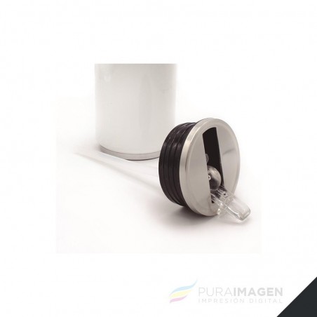 Lata Blanca con Pico