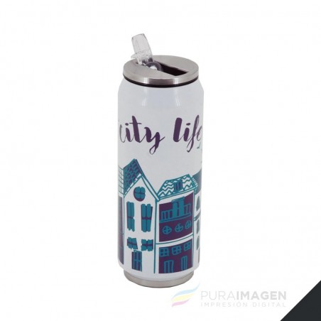 Lata Blanca con Pico