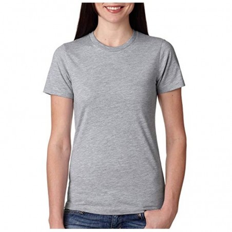 Remera Adulto Unisex gris melange