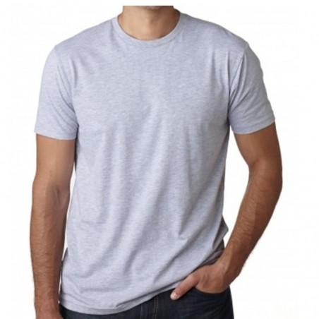 Remera Adulto Unisex gris melange