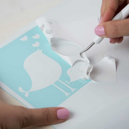 Gancho Silhouette Cameo. Depilado