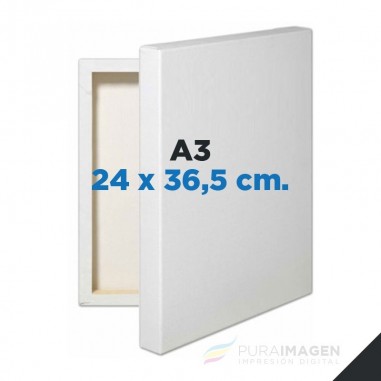 Cuadro Tela sublimable con bastidor 20x20cm