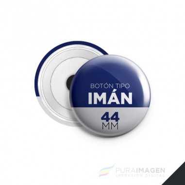 Imán 44 mm (Pack 50 unid.) - Tipo Botón/Pin