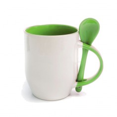 Taza Interior Color c/cucharita