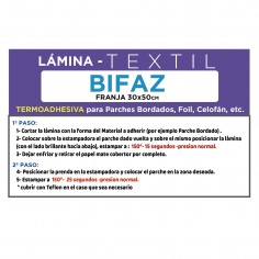 Vinilo textil sublimable Sin Soporte - 31x51cm