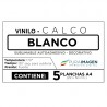 Calco Blanco Brillo - Vinilo autoadhesivo