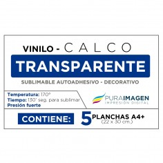 Calco Transparente - Vinilo autoadhesivo