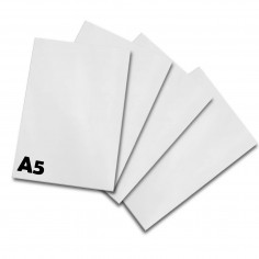 Chapa Blanca de metal A5...