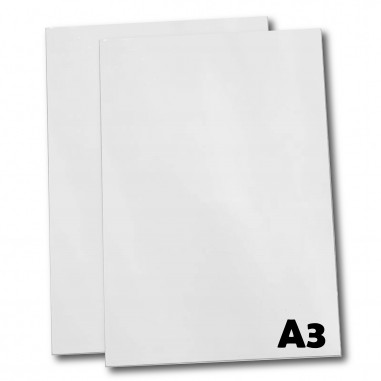Chapa Blanca de metal A3 (30x40cm) /...