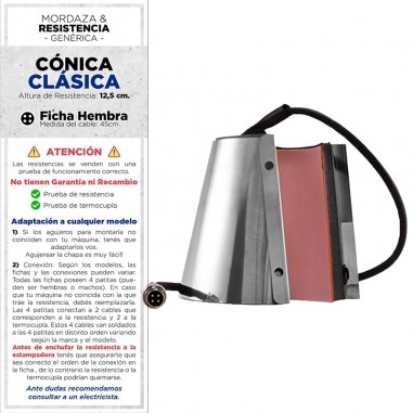 Resistencia para Taza Cónicas Clásica...