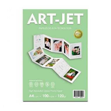 Resma de 100 Hojas A4 Brillo / 120gr....