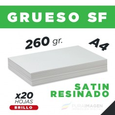 Resma de 20 Hojas Resinadas...
