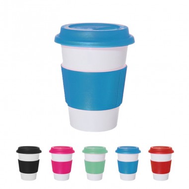 Vaso plástico cónico de café térmico...