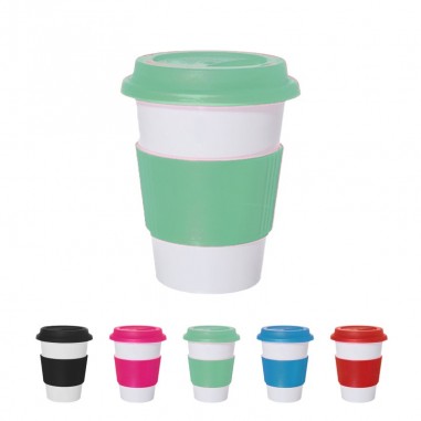 Vaso plástico cónico de café térmico...