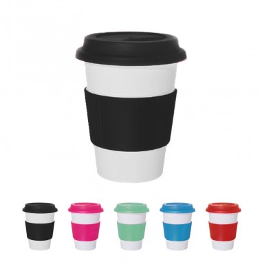 Vaso plástico cónico de café térmico...