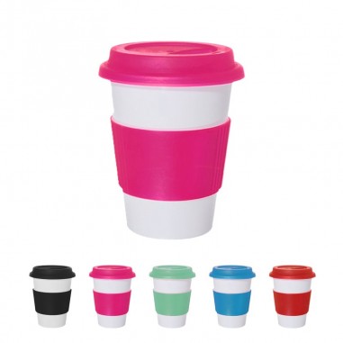 Vaso plástico cónico de café térmico...