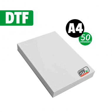 Pack de 50 Láminas A4 para DTF. Films...