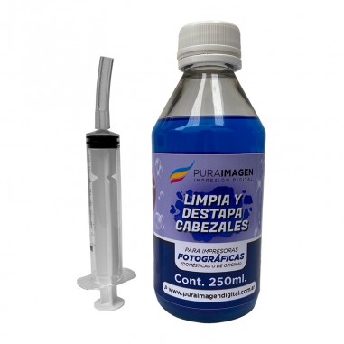 Limpia y destapa Cabezales para tinta...