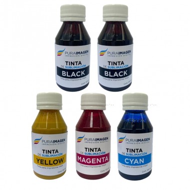 Pack de 5 Tintas de Sublimación...