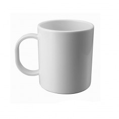 Taza plástica Blanca