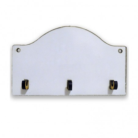 Porta llaves madera grande (3 llaves)