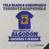 Tela termoadhesiva sublimable