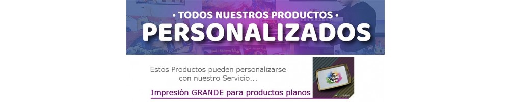 Personalizables. Productos Planos Grandes