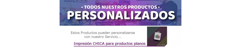 Personalizables. Productos Planos Chicos