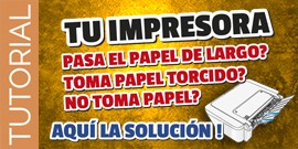 Impresora no toma papel